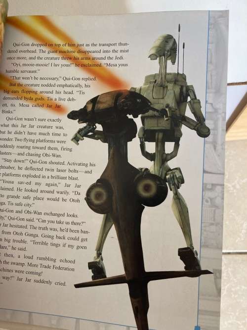 Star wars Episode 1 Story Book of the film