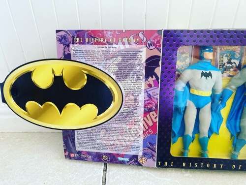 The HISTORY OF BATMAN Collection 12 inch 3 figure boxset - a 1995 FAO Schwarz US Store Exclusive