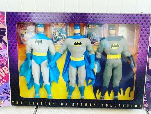 The HISTORY OF BATMAN Collection 12 inch 3 figure boxset - a 1995 FAO Schwarz US Store Exclusive