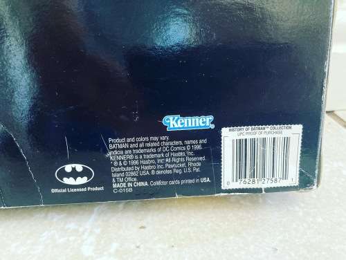 The HISTORY OF BATMAN Collection 12 inch 3 figure boxset - a 1995 FAO Schwarz US Store Exclusive