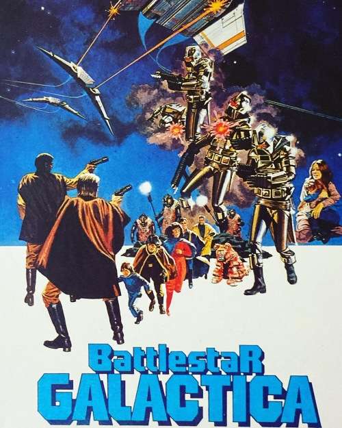 BATTLESTAR GALACTICA 1978 Original Vintage USA mini lobby size poster