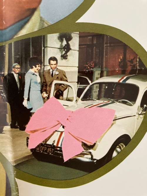 100% Original Vintage 1968 Walt Disney HERBIE THE LOVE BUG Movie Poster - USA print