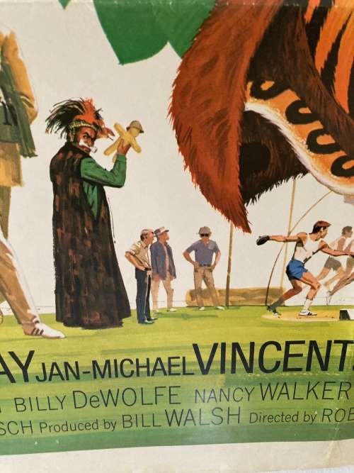 100% Original 1973 Walt Disney THE WORLDS GREATEST ATHLETE Movie Poster - USA print