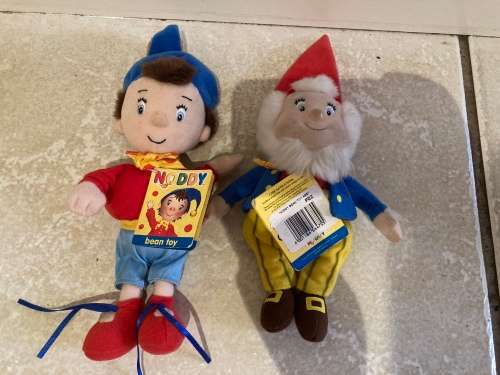NODDY and BIG EARS plush toys 16cm tall - detailed outfit