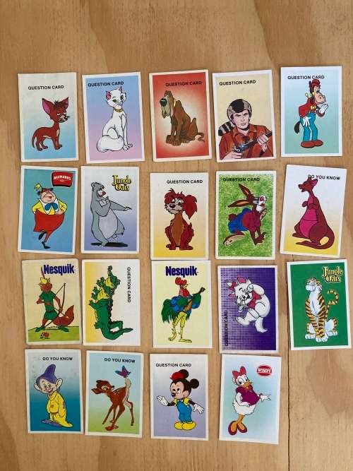 Colin Penn South Africa It`s Disney 83 1983 lot of 19 cards