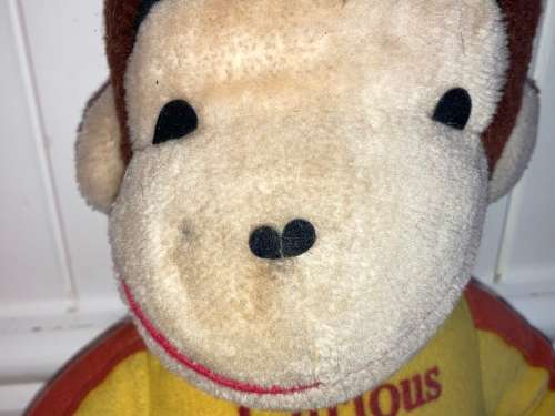 CURIOUS GEORGE the curious naughty monkey plush toy 1980s