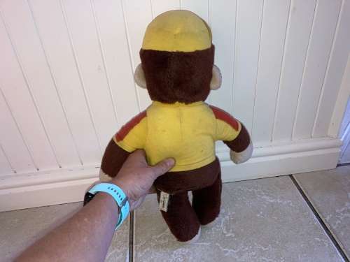 CURIOUS GEORGE the curious naughty monkey plush toy 1980s