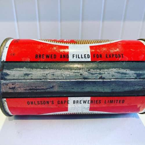 Vintage 1950s LION Export ALE Lion Lager open can Beer South Africa