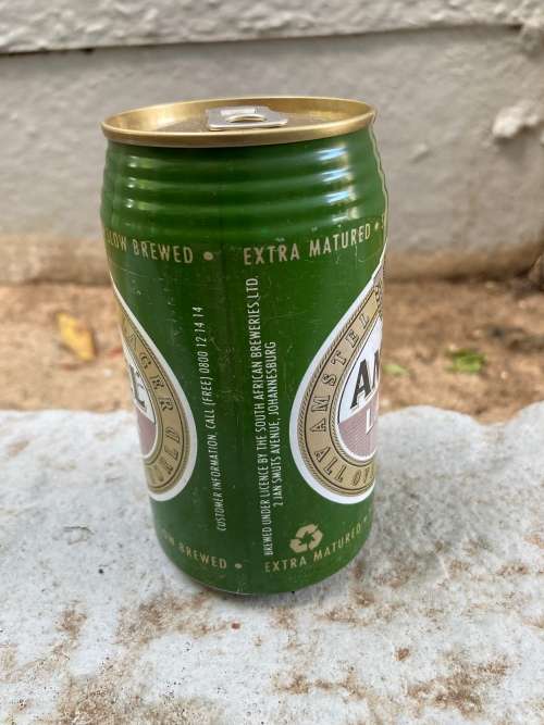 Vintage 1990s AMSTEL LAGER Sealed Beer can SAB South African Breweries