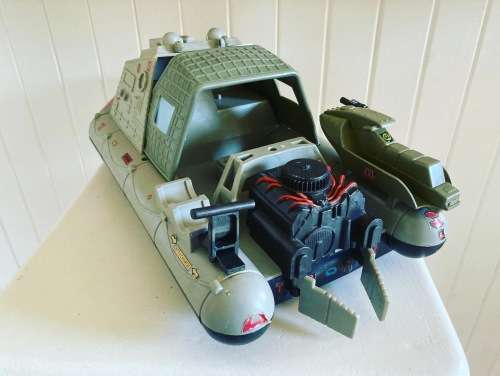 Gi Joe scale GUNG HO CORPS Pursuit Military Tactical Boat 1987 by Lanard Toys