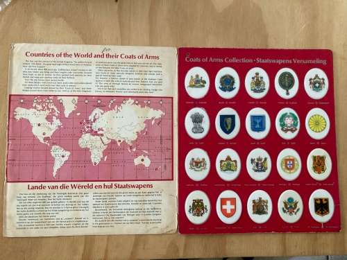 MOBIL Petrol Coat of Arms Promotion 1970s complete set