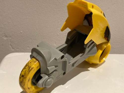 Disney TRON Yellow Light Cycle Toy vehicle by Tomy Toys Japan 1981