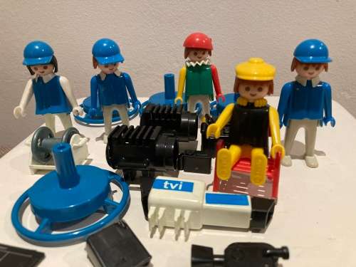 Vintage 1980s Playmobil Clicky No 3531 TV crew set