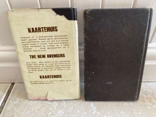 The NEW AVENGERS TV Show novels in Afrikaans South African edition