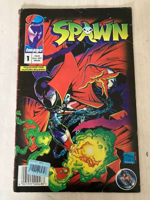 SPAWN no 1 South African edition by Battle Axe publishers