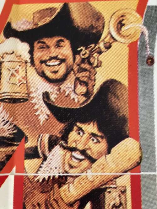100% Original 1974 The FOUR MUSKETEERS three sheet Movie Poster - South African print