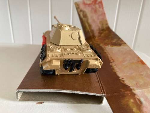 1970/80s diecast GERMAN WW2 PANTHER TANK by PLAYART toys