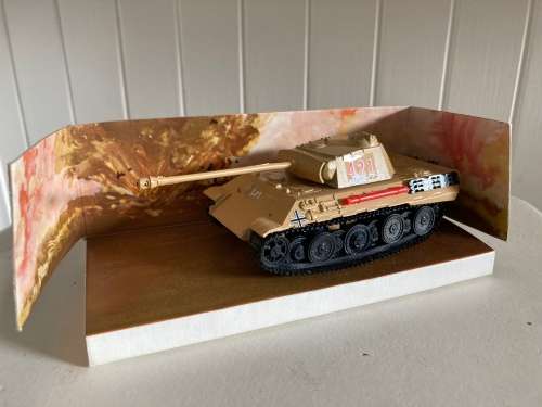 1970/80s diecast GERMAN WW2 PANTHER TANK by PLAYART toys