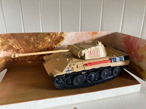 1970/80s diecast GERMAN WW2 PANTHER TANK by PLAYART toys