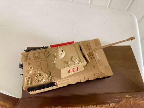 1970/80s diecast GERMAN WW2 PANTHER TANK by PLAYART toys