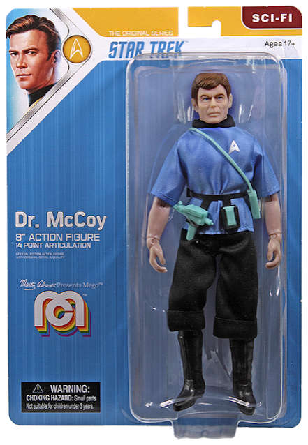 STAR TREK Dr MCCOY Original TV series action figure by Mego Toys - 2020