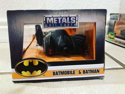 BATMAN 1989 movie Diecast Michael Keaton Batman figure & Batmobile set - Jada Toys - 2017 1:24 scale