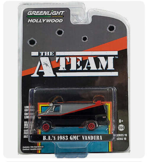 THE A-TEAM BA VAN diecast model 1:64 scale by Greenlight toys