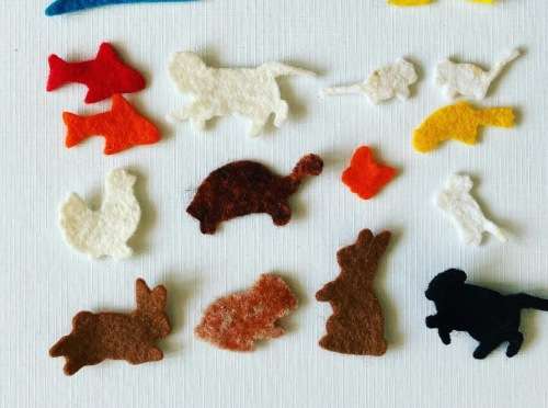 Vintage FUZZY FELT Noddy goes to toy land from 1983 & other 1970s sets like Indians & Cowboys etc