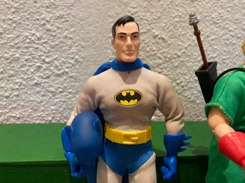 DC Direct Silver Age style JUSTICE LEAGUE OF AMERICA 9inch tall action figure complete set from 1999