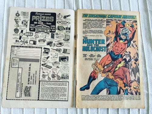 CAPTAIN MARVEL No 20 June 1970 Poor Condition