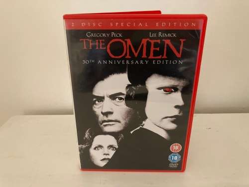 DVD THE OMEN staring Gregory Peck  - a 1970s horror classic