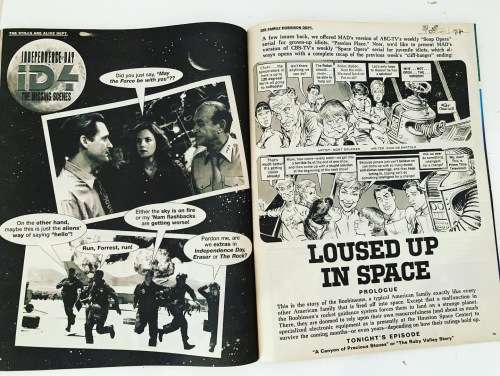 MAD MAGAZINE USA edition Battlestar Galactica and other shows