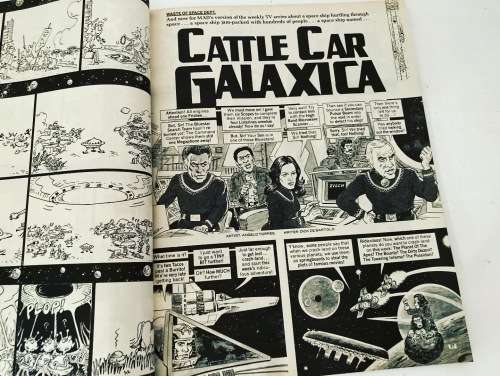 MAD MAGAZINE USA edition Battlestar Galactica and other shows