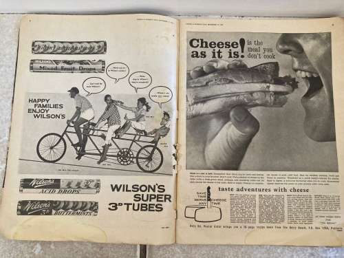 FEMINA Magazine September 15, 1960 - R250.  Features beautiful 60s illustrations artwork