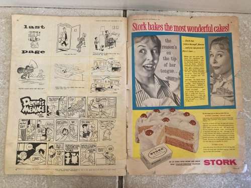 FEMINA Magazine September 15, 1960 - R250.  Features beautiful 60s illustrations artwork
