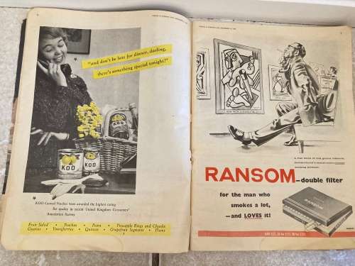 FEMINA Magazine September 15, 1960 - R250.  Features beautiful 60s illustrations artwork