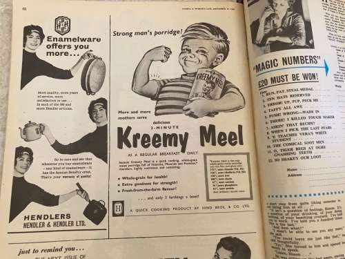 FEMINA Magazine September 15, 1960 - R250.  Features beautiful 60s illustrations artwork