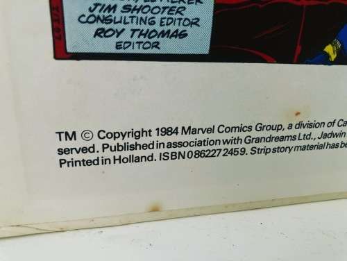 1984 MARVEL HULK ANNUAL Hard cover British edition