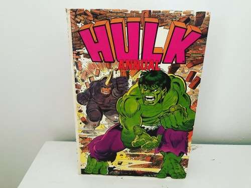 1984 MARVEL HULK ANNUAL Hard cover British edition