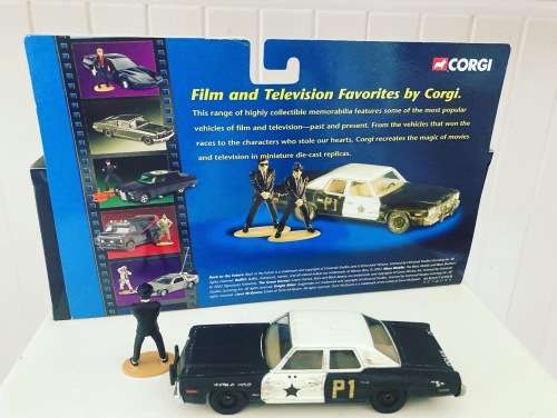 Corgi Blue Brothers Movie car & John Belushi & Dan Ackroyd figures