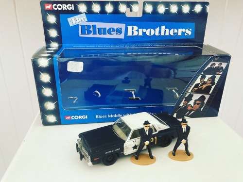Corgi Blue Brothers Movie car & John Belushi & Dan Ackroyd figures