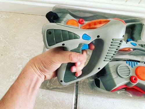 Original LASER CHALLENGE by Canada Games from 1996. Electronic with light, sounds & original box