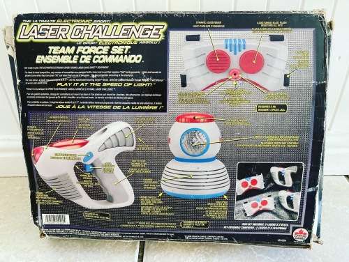 Original LASER CHALLENGE by Canada Games from 1996. Electronic with light, sounds & original box