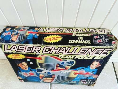 Original LASER CHALLENGE by Canada Games from 1996. Electronic with light, sounds & original box
