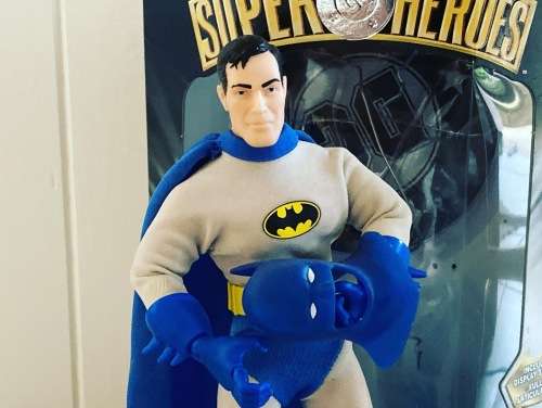BATMAN DC comics Silver Age 9 inch tall figure by Hasbro