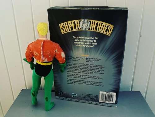 AQUAMAN DC comics Silver Age 9 inch tall figure by Hasbro