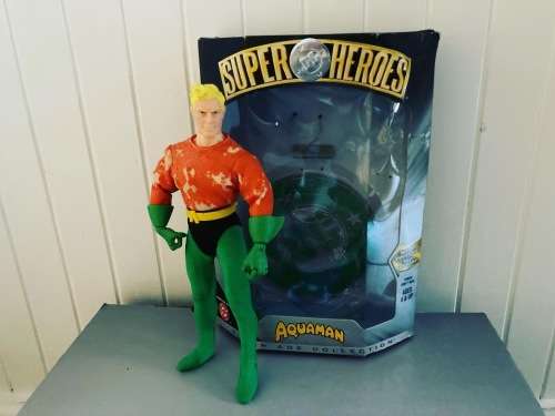 AQUAMAN DC comics Silver Age 9 inch tall figure by Hasbro
