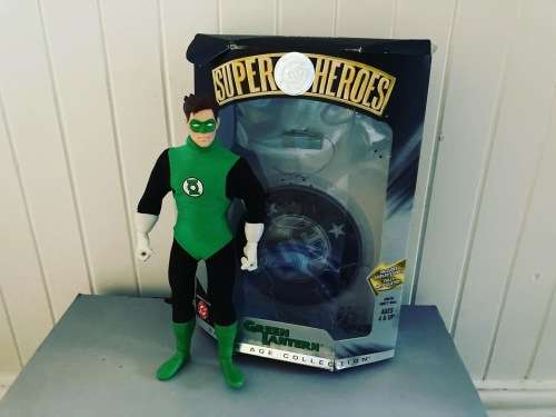 GREEN LANTERN DC comics Silver Age 9 inch tall figure by Hasbro