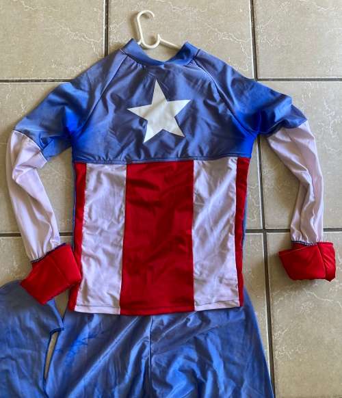 Marvel Captain America Adult Medium Size Costume Cosplay