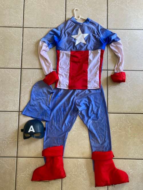 Marvel Captain America Adult Medium Size Costume Cosplay